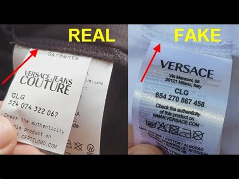 versace jeans fake vs real|versace qr code check.